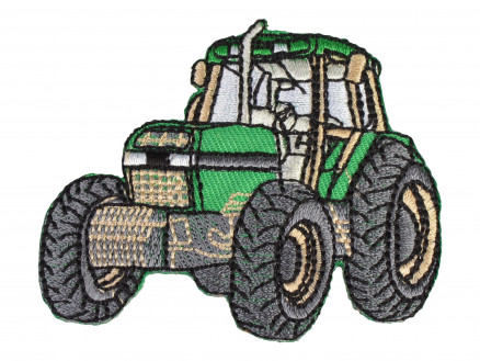 Strygemærke Traktor Grøn 6x6,5 cm - 1 stk thumbnail