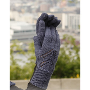 Midnight Boheme Gloves by DROPS Design - Vanter Strikkeopskrift str. One-size