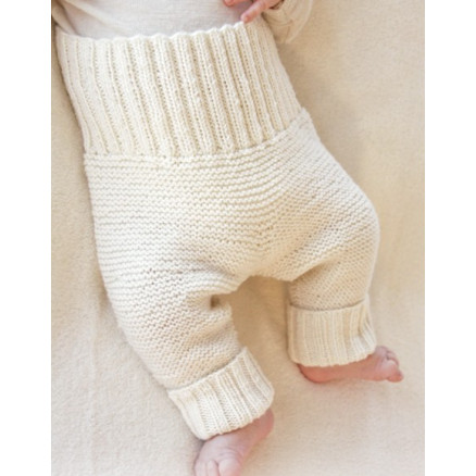 Smarty Pants by DROPS Design - Baby Bukser Strikkeopskrift str. Præmat thumbnail