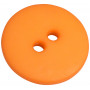 Knapper Plastik Orange 15mm - 24 stk