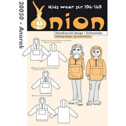 ONION Snitmønster Kids 20050 Anorak Str. 104-140/3-10 år thumbnail
