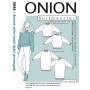 ONION Snitmønster 5046 Sweat-Shirt med Dybt Ærmegab Str. XS-XL