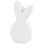 Hare, L: 7,2 cm, B: 3,6 cm, hvid, 12stk., tykkelse 1,4 cm