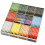 Colortime farvekridt, ass. farver, L: 10 cm, tykkelse 11 mm, 12x24 stk./ 1 pk.