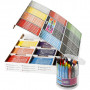 Colortime farvekridt, ass. farver, L: 10 cm, tykkelse 11 mm, 12x24 stk./ 1 pk.