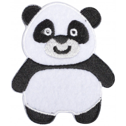 Strygemærke Stående Panda 5,6x6,8cm thumbnail