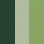 Plus Color tusch, mørk grøn, eucalyptus, leaf green, L: 14,5 cm, streg 1-2 mm, 3 stk./ 1 pk., 5,5 ml