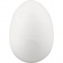 Æg, H: 7 cm, hvid, styropor, 50stk.