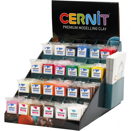 Cernit, ass. farver, inkl. display, 24x6pk. thumbnail