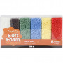 Soft Foam, ass. farver, 6x10g