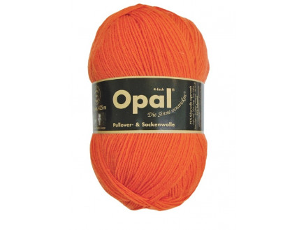 Opal Uni 4-trådet Garn Unicolor 5181 Orange thumbnail