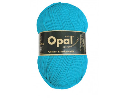 Opal Uni 4-trådet Garn Unicolor 5183 Turkis thumbnail