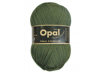 Opal Uni 4-trådet Garn Unicolor 5184 Oliven