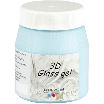 3D Glass gel, azure, 250ml thumbnail