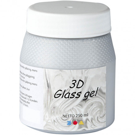 3D Glass gel, silver, 250ml thumbnail