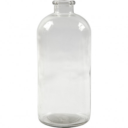 Apotekerflaske, H: 24,5 cm, diam. 10,5 cm, hulstr. 2,6 cm, 6 stk./ 1 k