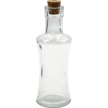 Flaske  , H: 16 cm, hulstr. 1,5 cm, 12stk., diam. 6 cm thumbnail