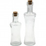 Flaske, H: 16 cm, diam. 6 cm, hulstr. 1,5 cm, 175 ml, 12 stk./ 1 ks.