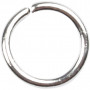 O-ring, tykkelse 0,7 mm, indv. mål 4 mm, forsølvet, 500stk., udv.mål 5,4 mm