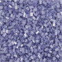 Rocaiperler, transparent lilla, 2-cut, diam. 1,7 mm, str. 15/0 , hulstr. 0,5 mm, 500 g/ 1 ps.