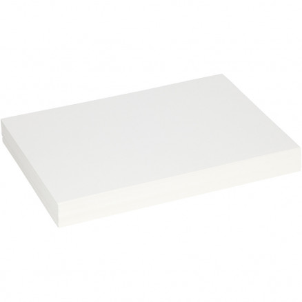 Falsekarton, ark 25,5x36 cm, tykkelse 0,4 mm, hvid, 100ark, 250 g thumbnail