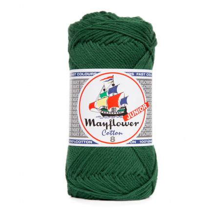 Mayflower Cotton 8/4 Junior Garn 128 Flaskegrøn thumbnail