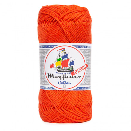 Mayflower Cotton 8/4 Junior Garn 119 Støvet Orange thumbnail