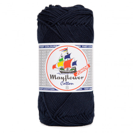Mayflower Cotton 8/4 Junior Garn 108 Marineblå thumbnail