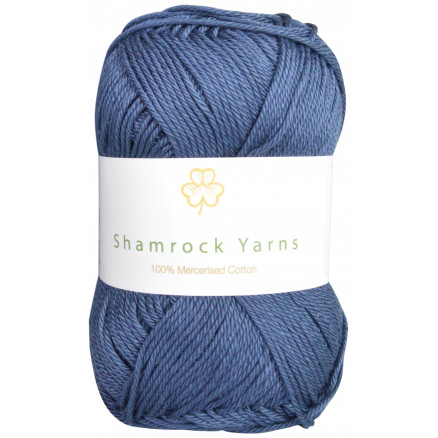 Shamrock Yarns 100% Mercerised Cotton 114 Marineblå thumbnail