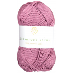 Shamrock Yarns 100% Mercerised Cotton 78 Mørk Gammelrosa