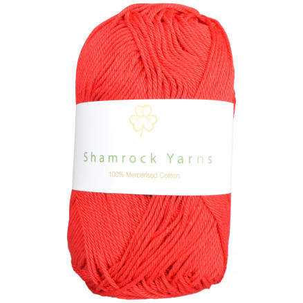 Shamrock Yarns 100% Mercerised Cotton 19 Rød thumbnail