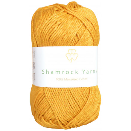 Shamrock Yarns 100% Mercerised Cotton 190 Sennep thumbnail