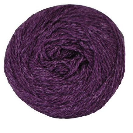 Hjertegarn Wool Silk Garn 3028 Mørk Lilla