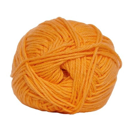 Hjertegarn Cotton nr. 8 Garn 3255 Lys Orange thumbnail