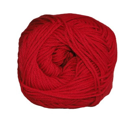 Hjertegarn Cotton nr. 8 Garn 2060 Brændt rød thumbnail