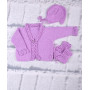 Mayflower Babysæt - Bluse, hue og sko Strikkeopskrift str. 3 mdr - 18 mdr