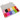 Infinity Hearts Knapper i Plastboks Deluxe 2-Huls Runde Plastik 10 Ass. farver 15mm - 750 stk