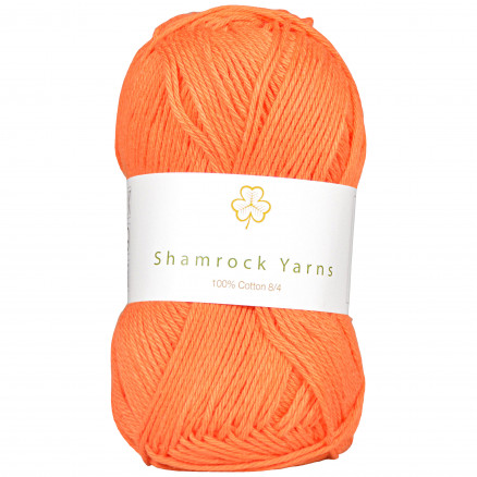 Shamrock Yarns 100% Bomuld 8/4 Garn 24 Støvet Lys Orange thumbnail