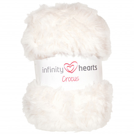 Infinity Hearts Crocus Pelsgarn 01 Hvid thumbnail