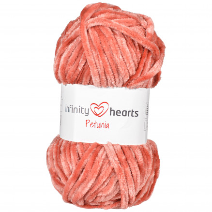 Infinity Hearts Petunia Garn 10 Koral thumbnail