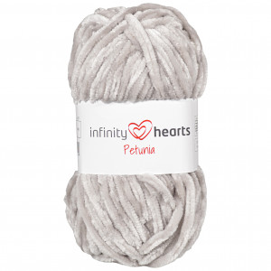 Infinity Hearts Petunia Garn 05 Grå/Sølv