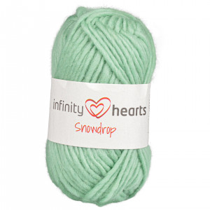 Infinity Hearts Snowdrop Garn 09 Mintgrøn