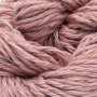 Erika Knight Gossypium Cotton Tweed Garn 28 Rose Kvarts