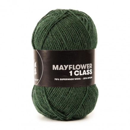 Mayflower 1 Class Garn Unicolor 20 Grangrøn thumbnail