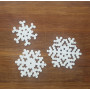 Perle Snefnug af Rito Krea - Perlemønster 6x6-9x9cm - 7 stk
