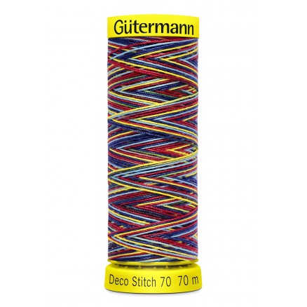 Gütermann Deco Stitch Multi 70 Sytråd Polyester 9831 - 70m thumbnail