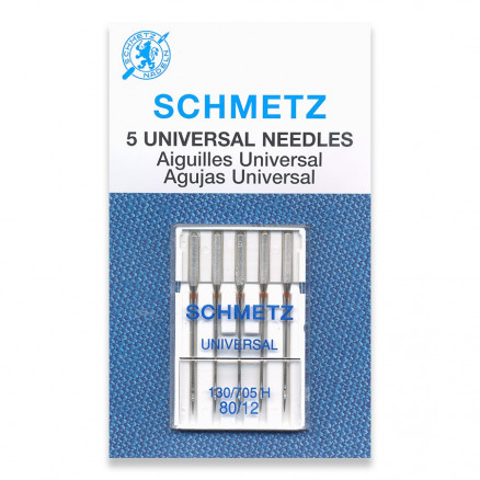 Schmetz Symaskinnåle Universal 130/705H Str. 80 - 5 stk thumbnail