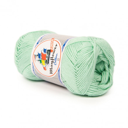 Mayflower Cotton 8/4 Junior Garn 453 Pastelgrøn thumbnail