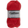 Lammy Cotton 8/4 Garn 43 Mørk Rød