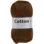 Lammy Cotton 8/4 Garn 112 Mørkebrun